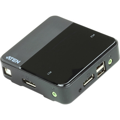 ATEN CS782DP KVM-Switch 2-fach, DisplayPort, USB, für 2 Displays, 4K