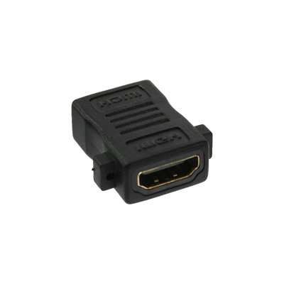 InLine® HDMI Adapter zum Einbau, HDMI A Buchse/Buchse, vergoldete Kontakte, 4K2K (Produktbild 1)