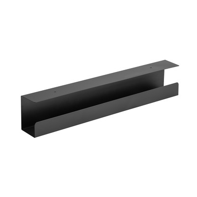 InLine® Kabelführungssystem für Untertisch-Montage, schwarz (Produktbild 1)